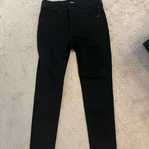 Express -Black Mid Rise Skinny Jeans